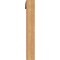 Ekena Millwork Merced Slat Smooth Bracket w/ Offset Brace, Western Red Cedar, 5 1/2"W x 38"D x 38"H BKT0604X38X38MRC06SWR - alternate 2
